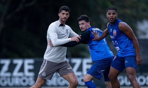 Elenco do Coringão venceu o União São João por 3 a 0 em jogo-treino - Crédito: Rodrigo Coca/Agência Corinthians
