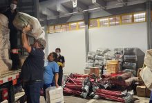 Força-tarefa já carregou três caminhões com donativos para os afetados pelo desastre no Sul - Crédito: Helber Aggio/PSA e Divulgação/PSA