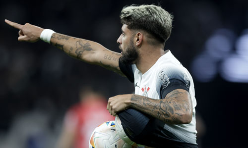 Yuri Alberto marcou duas vezes na goleada sobre o Argentinos Juniors - Crédito: Rodrigo Coca/ Agência Corinthians