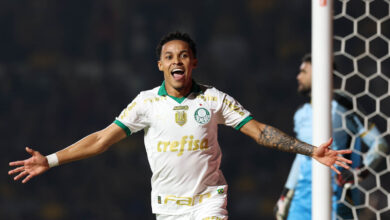 Lázaro fez o gol da vitória contra o Criciúma e deixa disputa pela vaga de atacante mais quente - Crédito: Cesar Greco/Palmeiras/by Canon