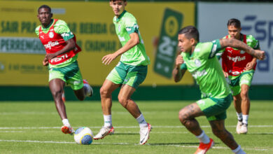 Após derrotar o Vasco na quinta-feira (13), elenco se reapresentou ontem (14) e já treina para duelo com o Atlético-MG - Crédito: Fabio Menotti/Palmeiras/by Canon