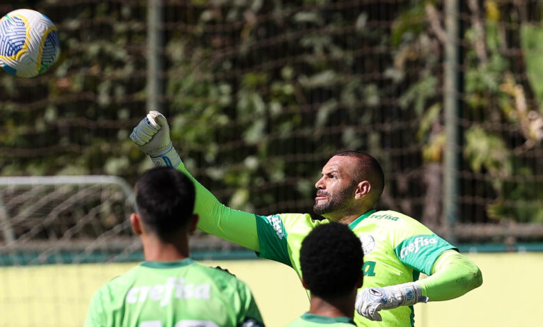 Weverton projeta partida difícil contra o Vasco, que está a um ponto da zona de rebaixamento - Crédito: Cesar Greco/Palmeiras/by Canon