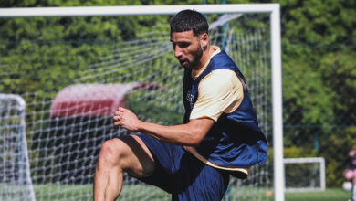 Calleri treina e pode ser opção de Zubeldía contra o líder Botafogo-RJ - Crédito: Erico Leonan / saopaulofc.net