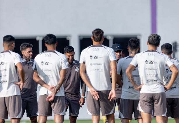 Elenco voltou de Salvador e já treinou para enfrentar o Grêmio quinta-feira (25) - Crédito: Rodrigo Coca / Agência Corinthians