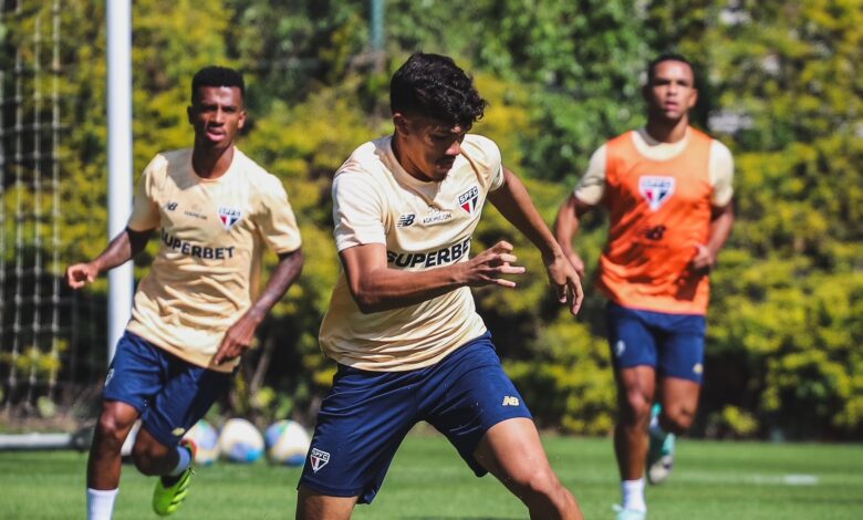 Elenco volta a treinar hoje (26) e depois embarca para a Capital do Ceará para enfrentar o Fortaleza - Crédito: Erico Leonan / saopaulofc.net