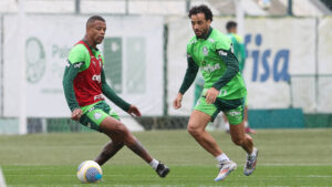 Felipe Anderson também aguarda até a décima sétima rodada para entrar em campo - Crédito: Cesar Greco/Palmeiras/by Canon