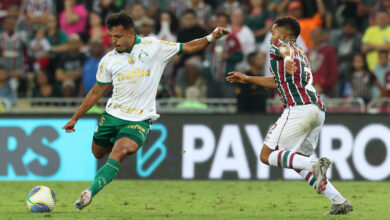 Gabriel Menino entrou, tentou duas vezes, mas, não foi o suficiente para o Palmeiras vencer - Crédito: Cesar Greco/Palmeiras/by Canon