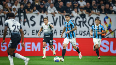 Partida quente marcou o duelo entre os dois times que correm para se afastar da zona de rebaixamento - Crédito: Reprodução site Grêmio Foot-Ball Porto Alegrense