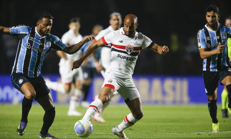 Lucas fez o gol que deu a vitória ao Tricolor e colocou o clube no G4 - Crédito: Paulo Pinto/Saopaulofc.net