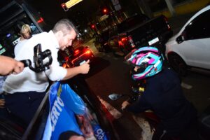 Gilvan e Paulo Serra percorreram a cidade durante todo o dia e seguiram até o período noturno