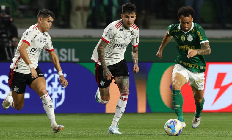 Felipe Anderson, além de Mayke, será reavaliado para saber o grau da lesão que sofreu - Crédito: Cesar Greco/Palmeiras/by Canon
