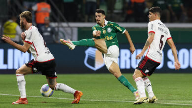 Contra tudo e contra todos, Palmeiras vence o Flamengo, mas perde a vaga para o VAR - Crédito: Cesar Greco/Palmeiras/by Canon