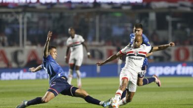 São Paulo foi superior e manteve o controle do jogo e se classificou para as quartas da Libertadores - Créditos: Rubens Chiri / saopaulofc