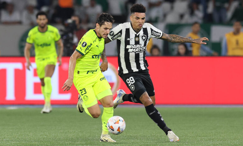 Raphael Veiga apareceu em algumas jogadas, mas teve performance abaixo do esperado - Crédito: Cesar Greco/Palmeiras/by Canon