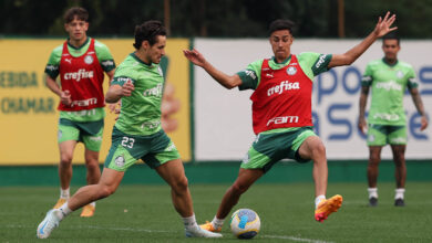 Elenco finalizou, ontem (23), a preparação para o duelo contra o Cuiabá - Crédito: Cesar Greco/Palmeiras/by Canon