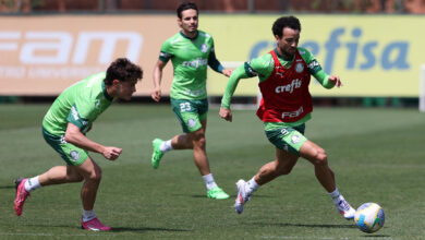 Elenco mantém foco nos treinos para buscar a vitória e a liderança do Brasileirão - Crédito: Cesar Greco/Palmeiras/by Canon