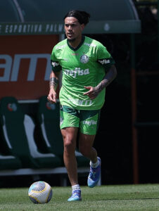 Gustavo Gómez ressalta que o fato de não tomar gols é mérito de todo time - Crédito: Cesar Greco/Palmeiras/by Canon