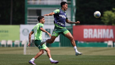 Lázaro falou em enfrentar um Galo confiante que vem de classificação na Libertadores - Crédito: Cesar Greco/Palmeiras/by Canon