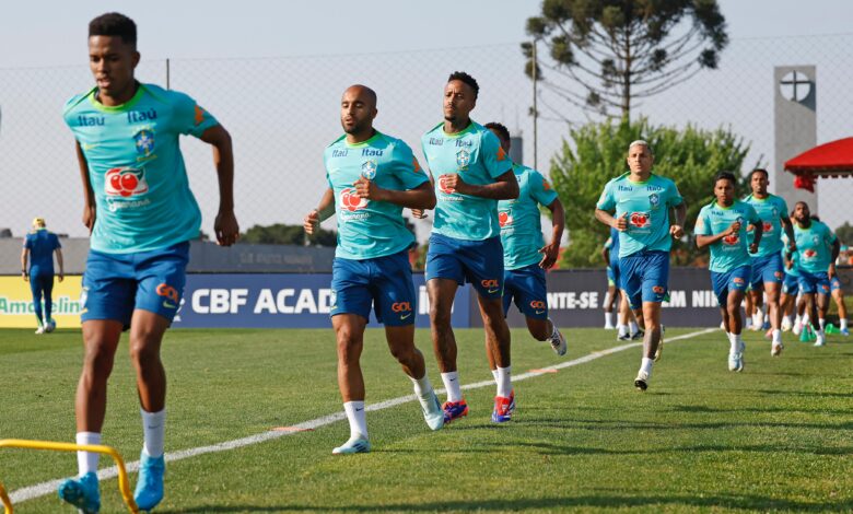 Militão treinou normalmente na quarta-=feira (04), mas sentiu dores ao final do treino e está fora - Crédito: Rafael Ribeiro / CBF