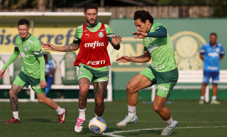 Elenco se reapresentou ontem (04) e já treina com foco total no Brasileirão - Crédito: Cesar Greco/Palmeiras/by Canon