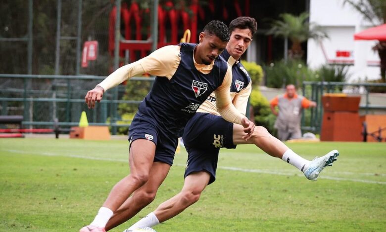 Atletas precisam reverter a derrota sofrida no MorumBis para avançar à semifinal da Copa do Brasil - Crédito: Fellipe Lucena / saopaulofc