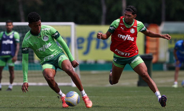Elenco teve duas semanas de treinos durante a Data Fifa para se preparar para o duelo com o Criciúma - Crédito: Cesar Greco/Palmeiras/by Canon