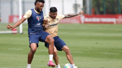 Elenco mantém preparação para duelo decisivo contra o Galo, quinta-feira (12), na Arena MRV - Crédito: Rubens Chiri/ saopaulofc