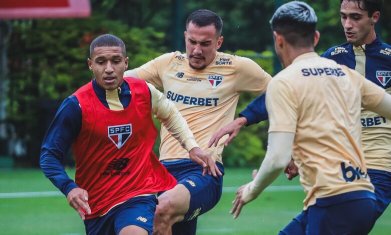 Elenco se reapresentou um dia após vitória sobre o Cruzeiro e já treina para Libertadores - Crédito: Erico Leonan / saopaulofc.net