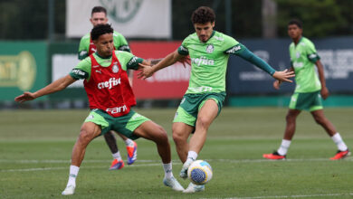 Veiga treina para voltar a ser o protagonista nas criações de jogadas do Verdão - Crédito: Greco/Palmeiras/by Canon