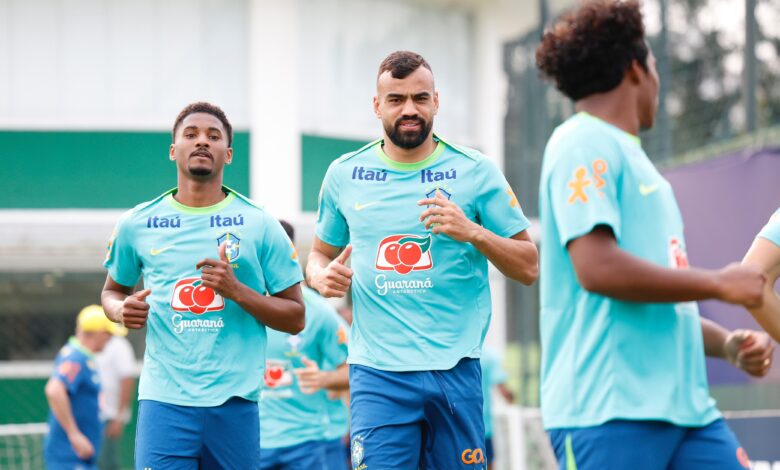 Selecionado de Dorival fará o último treino em solo brasileiro hoje (09) pela manhã e à tarde embarca para o Chile - Créditos: Rafael Ribeiro/CBF