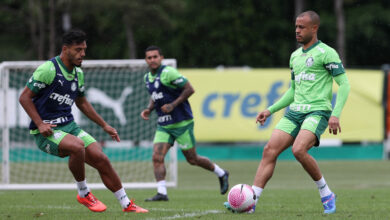 Elenco segue com força máxima nos treinamentos na reta final do Brasileirão - Crédito: Cesar Greco/Palmeiras/by Canon