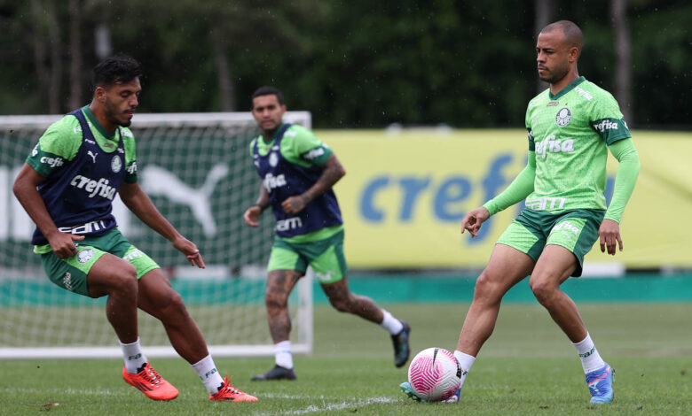 Elenco segue com força máxima nos treinamentos na reta final do Brasileirão - Crédito: Cesar Greco/Palmeiras/by Canon