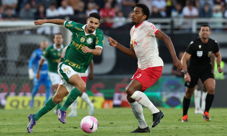 Erro de finalizações contra o Bragantino tira o sossego de Abel Ferreira, que terá tempo para ajustar os ponteiros - Crédito: Cesar Greco/Palmeiras/by Canon
