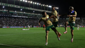 Veiga faz hat-trick e dá vitória ao Verdão em Caxias do Sul - Crédito: Cesar Greco/Palmeiras/by Canon