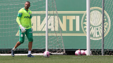Weverton está de volta ao elenco junto com Gómez e Ríos - Crédito: Cesar Greco/Palmeiras/by Canon