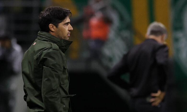 Abel tem folga e tempo para pensar e montar a equipe para encarar o Bahia com três desfalques - Crédito: Cesar Greco/Palmeiras/by Canon