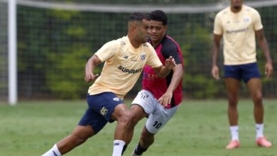 Alisson participa dos últimos 45 minutos do jogo-treino e deve ficar à disposição de Zubeldía - Crédito: Rubens Chiri / saopaulofc.net