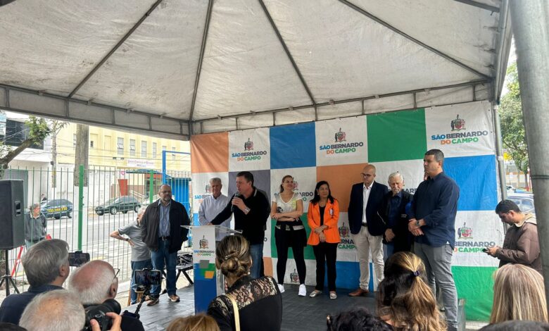 Prefeito Orlando Morando entregou a Praça do Meninos revitalizada, agradeceu às parcerias e pontuou os feitos de sua Administração no Rudge Ramos