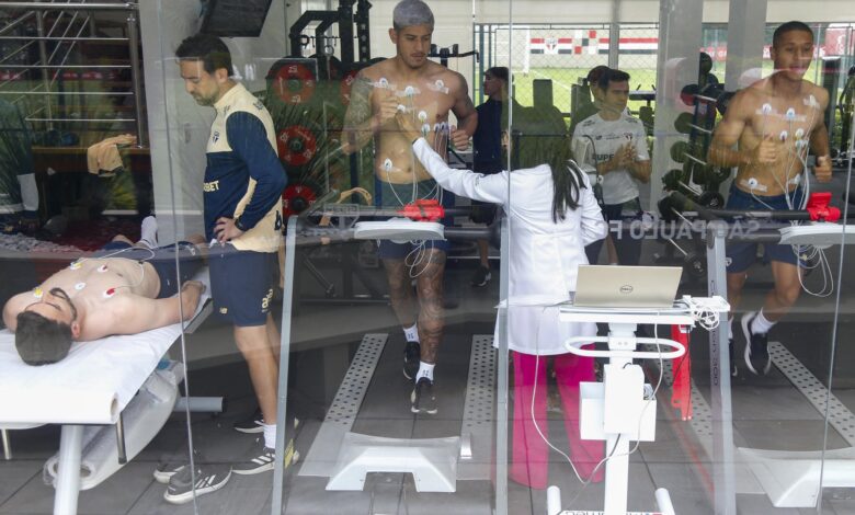 Elenco já inicia os preparativos para a pré-temporada 2025, que começou com exames e testes físicos - Crédito: Erico Leonan / saopaulofc.net