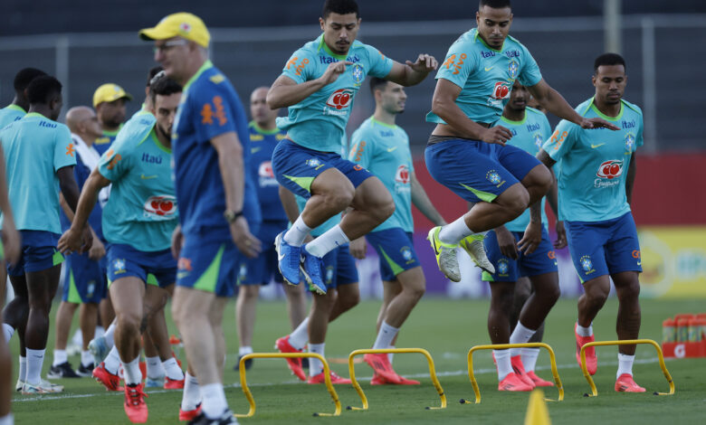 Seleção Canarinho termina a preparação para o duelo com Los Charrúas na tarde desta segunda-feira (18) - Crédito: Rafael Ribeiro/CBF