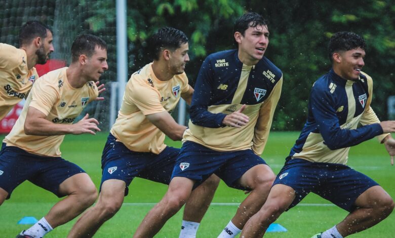 Elenco treinou forte, pois sabe da necessidade de vencer e continuar sonhando com a vaga direta na Libertadores 2025 - Crédito: Erico Leonan / saopaulofc.net