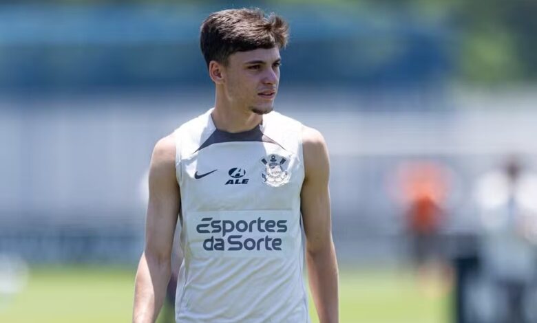 Em 2024, o meio-campista, Breno Bidon foi o jogador da base mais utilizado pelo clube - Crédito: Rodrigo Coca / Ag.Corinthians