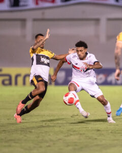 Tricolorzinho passou pelo Criciúma, na última terça-feira (21), ao vencer por 2 a 1 de virada - Crédito: Guilherme Veiga/Saopaulofc.net