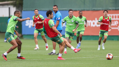 Verdão mantém maratona de treinos para enfrentar o Guarani em Campinas - Crédito: Fabio Menotti/Palmeiras/by Canon