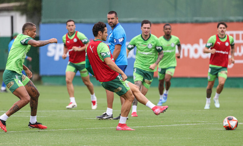 Verdão mantém maratona de treinos para enfrentar o Guarani em Campinas - Crédito: Fabio Menotti/Palmeiras/by Canon